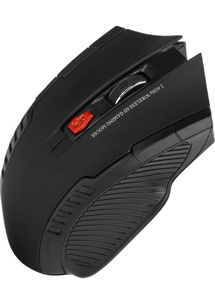Kablosuz Fare 2.4g 3 Seviye Ayarlanabilir Optik Bilgisayar Harici Aygıt USB Alıcısı Siyah (Yurt Dışından)