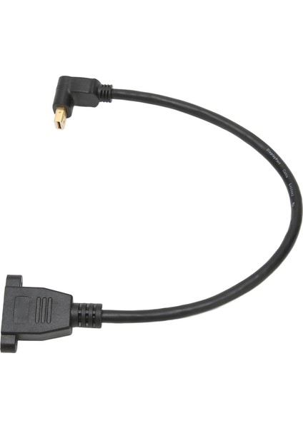 Dp Dişi - Mini Dp Erkek Kablo Çift Delikli Kilitlenebilir Tip Displayport Adaptörü Qxga 2560X1600 Çözünürlük Çıkışı (Yurt Dışından)