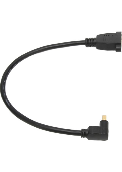 Dp Dişi - Mini Dp Erkek Kablo Çift Delikli Kilitlenebilir Tip Displayport Adaptörü Qxga 2560X1600 Çözünürlük Çıkışı (Yurt Dışından)
