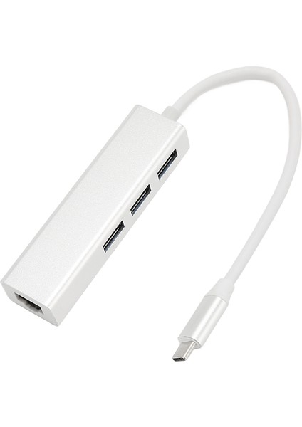 USB C Adaptörü Profesyonel Yüksek Hızlı Veri Aktarımı Kompakt RJ45 Yerleştirme Istasyonu USB C Cihazları Için (Yurt Dışından)