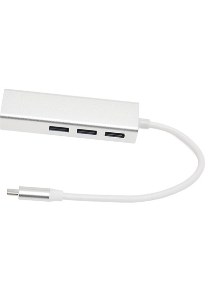 USB C Adaptörü Profesyonel Yüksek Hızlı Veri Aktarımı Kompakt RJ45 Yerleştirme Istasyonu USB C Cihazları Için (Yurt Dışından)