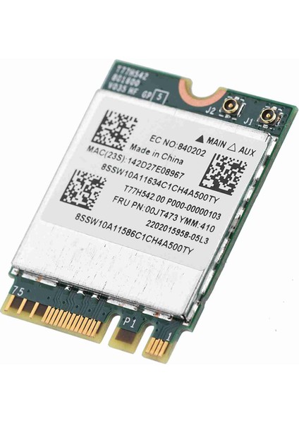 Çift Bant 433MPBS Ağ Ngff M2 Kablosuz Wıfı Kartı 802.11AC Lenovo Için (Yurt Dışından) fiyatları