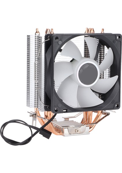 Bilgisayar Cpu Soğutma Fanları Rgb 90MM 3pin 4 Isı Borusu Sessiz Çalışma Tak ve Çalıştır Cpu Fanıtek Fan (Yurt Dışından)