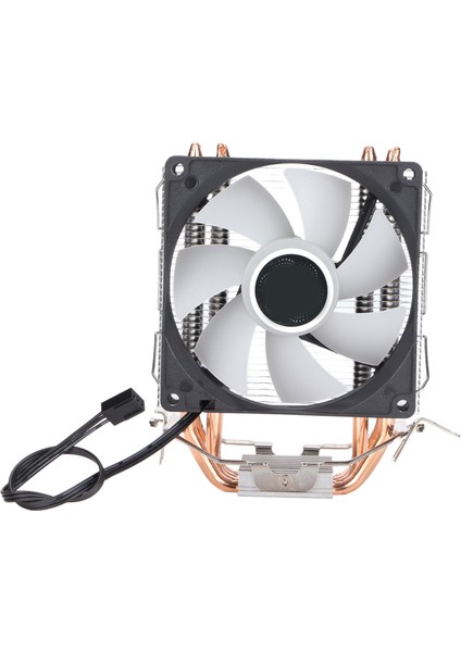 Bilgisayar Cpu Soğutma Fanları Rgb 90MM 3pin 4 Isı Borusu Sessiz Çalışma Tak ve Çalıştır Cpu Fanıtek Fan (Yurt Dışından)
