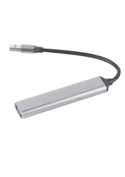Usb3.0 Hub 5'i 1 Arada Çok Portlu Tüm Alüminyum Alaşımlı Gövde Mini Taşınabilir Tip Ayırıcı Ev Seyahat Ofis Iş Gezisi Için (Yurt Dışından)