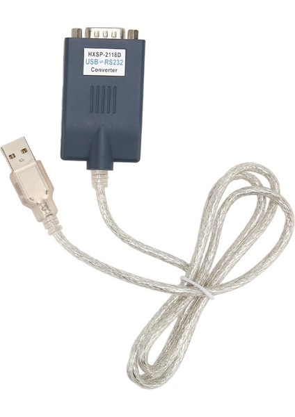 USB 2.0 - RS232 Adaptörü Tak ve Çalıştır Geniş Uyumlu Kolay Bağlantı USB - RS232 Dönüştürücü Dizüstü Bilgisayar Kamera Telefon Için (Yurt Dışından)