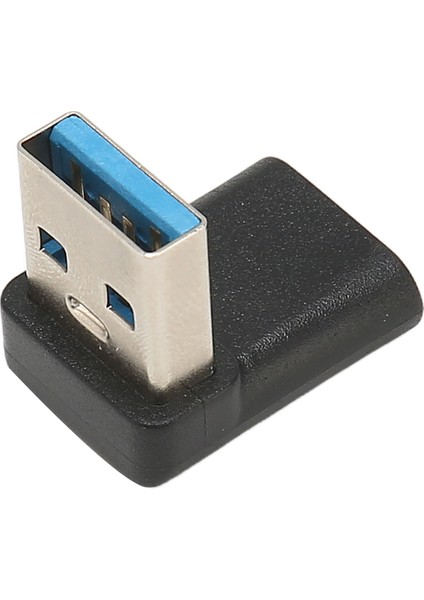 Sağ Açı USB C - USB A Adaptörü 10 Gbps Tak ve Çalıştır USB A 3.2 Erkek - USB C 3.2 Dişi Adaptörü Pc Dizüstü Bilgisayar Için (Yurt Dışından)