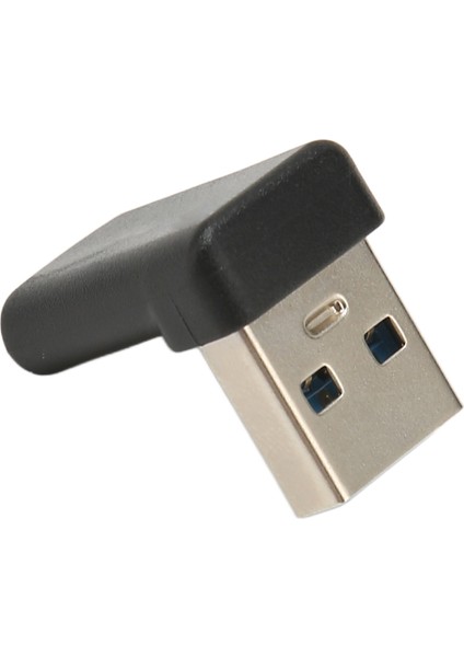Sağ Açı USB C - USB A Adaptörü 10 Gbps Tak ve Çalıştır USB A 3.2 Erkek - USB C 3.2 Dişi Adaptörü Pc Dizüstü Bilgisayar Için (Yurt Dışından)