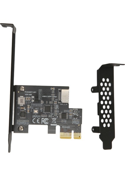 Pcıe - USB 3.2 Genişleme Kartı Siyah 5gbps Yüksek Hızlı Pcıe X1 - Usb3.2 Gen1 Tip E 20PIN Masaüstü Ön Tip C Pcıe X1 - Usb3.2 Genişleme Kartı (Yurt Dışından)