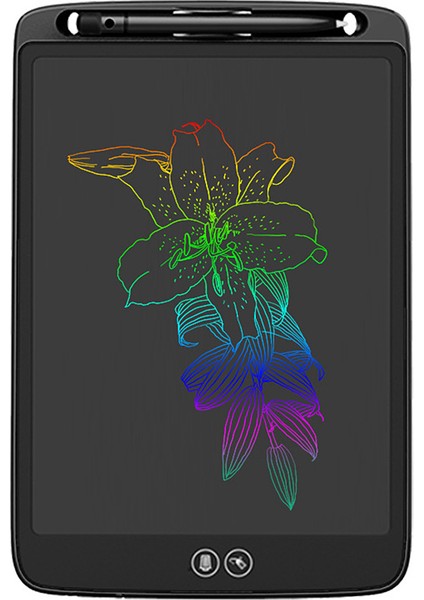 LCD Yazma Tableti 12IN Kullanımı Kolay Göz Çok Yönlü Karalama Tahtası Çizim Tableti Ev Için Siyah (Yurt Dışından) fiyatları