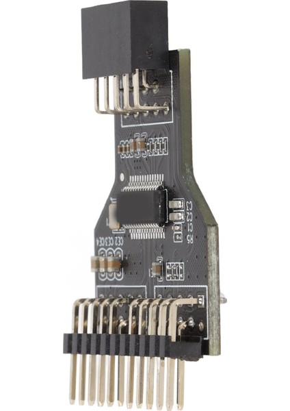 9 Pin USB Ayırıcı 9 Pin'den Çift 9 Pin'e Sıralı Usb2.0 Konnektör Dişi 1 Ila 2 Erkek 0,3 Metre Uzatma Kablosu USB Başlık Hub'ı (Yurt Dışından)