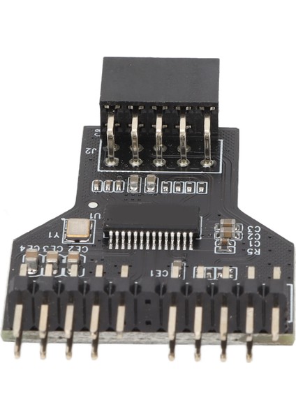9 Pin USB Ayırıcı 9 Pin'den Çift 9 Pin'e Sıralı Usb2.0 Konnektör Dişi 1 Ila 2 Erkek 0,3 Metre Uzatma Kablosu USB Başlık Hub'ı (Yurt Dışından)