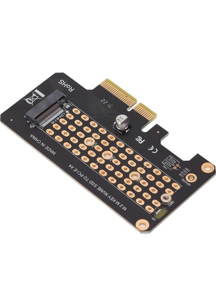 Nvme M.2 - Pcıe3.0 Yükseltici Kart 32 Gbps Siyah Yarım Yükseklik Baffle Pcıe X4 Genişletme Kartı Win Için Os x Için Linux Için (Yurt Dışından)