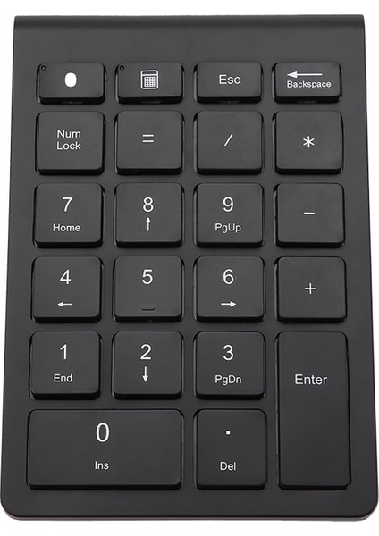 Siyah 22 Tuşlu Mini Numpad Kablosuz Bluetooth Sayısal Tuş Takımı Os x Pc Için (Yurt Dışından) fiyatları
