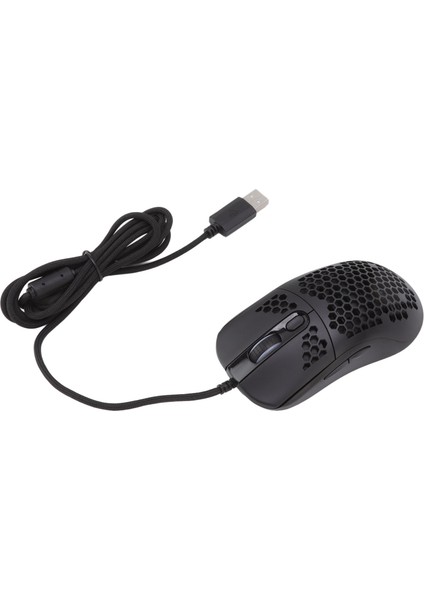 Rgb Mouse Hücresel Içi Boş Tasarım Hafif Kablolu Arka Aydınlatma 12000DPI 6 Seviyeli Düzenlenebilir Tip C Oyun Faresi Tabletler Için Siyah (Yurt Dışından) fırsatları