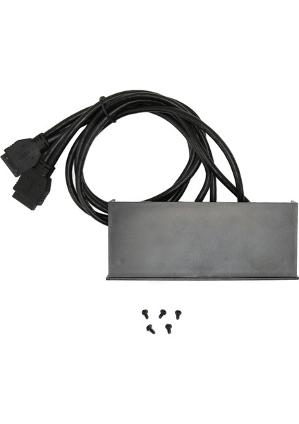 Usb3.0 Hub Ön Panel 5gbps 4 Port 19PIN Optik Sürücü Ön Panel 5.25 Inç Pc Bilgisayar Kasası Için (Yurt Dışından)