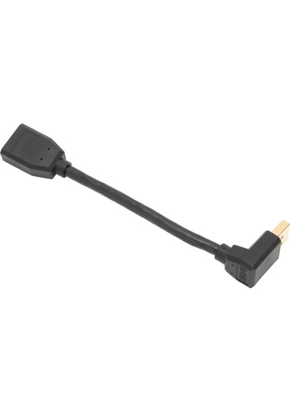 Displayport Uzatma Kablosu Dp1.4 Sürüm 90 Derece Displayport Erkek - Dişi Uzatma Adaptörü 8k 60hz 4K 144hz (Yurt Dışından)