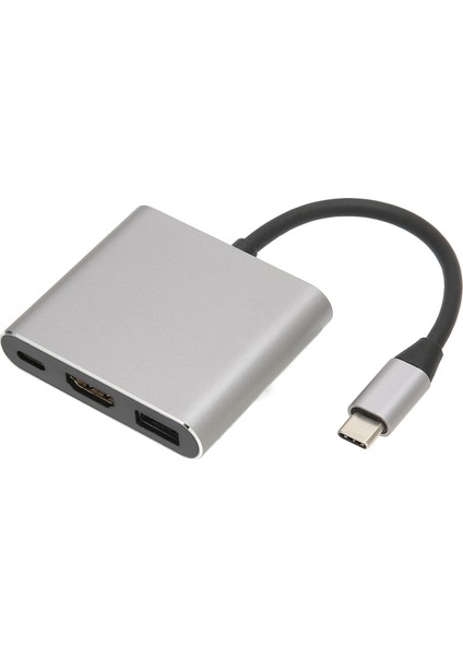 USB C'den Hd Multimedya Arayüz Hub'ı 3'ü 1 Arada 4K UHD 3840X2160 30Hz Type C'den Hd Multimedya Arayüzü 4K USB 3.0 USB C Hub'ı (Yurt Dışından)