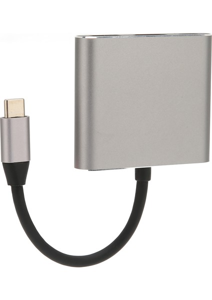 USB C'den Hd Multimedya Arayüz Hub'ı 3'ü 1 Arada 4K UHD 3840X2160 30Hz Type C'den Hd Multimedya Arayüzü 4K USB 3.0 USB C Hub'ı (Yurt Dışından)
