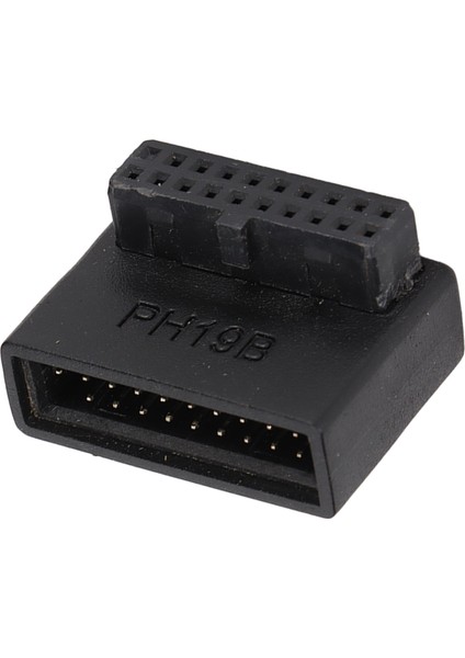 USB 3.0 90° Adaptör Çok Katmanlı Devre Kartı Kolay Kurulum 19/20PIN Güç ADAPTÖRÜPH19B (Yurt Dışından)