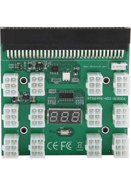 Güç Kaynağı Breakouts Board Adaptörü Pcb Işlem Desteği 1600W 12V 6 Pın Yüksek Güvenlik Performans Breakouts Board Modülü (Yurt Dışından)