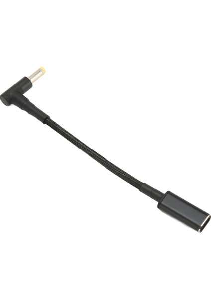 USB Type C Dişi - 4.8x1.7mm Erkek Adaptör Kablosu Çift Pd E Mark Çip Taşınabilir 100W USB Type C Adaptör Kablosu (Yurt Dışından)
