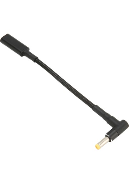 USB Type C Dişi - 4.8x1.7mm Erkek Adaptör Kablosu Çift Pd E Mark Çip Taşınabilir 100W USB Type C Adaptör Kablosu (Yurt Dışından)