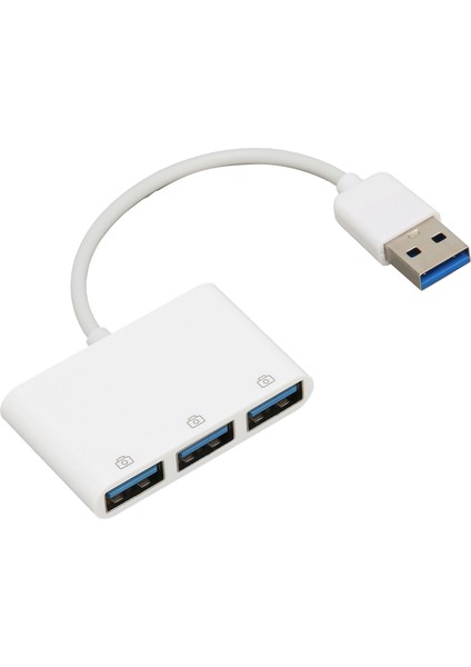 USB 2.0 Hub Taşınabilir Ultra Ince Tak ve Çalıştır Sıcak Değiştirme Yüksek Hızlı Geniş Uyumluluk Masaüstü Dizüstü Bilgisayar Için USB Ayırıcı (Yurt Dışından)