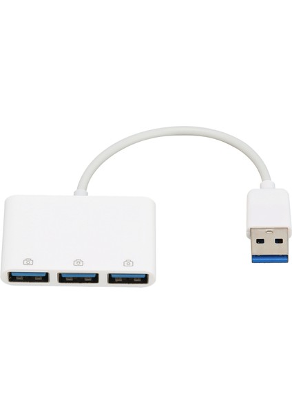 USB 2.0 Hub Taşınabilir Ultra Ince Tak ve Çalıştır Sıcak Değiştirme Yüksek Hızlı Geniş Uyumluluk Masaüstü Dizüstü Bilgisayar Için USB Ayırıcı (Yurt Dışından)
