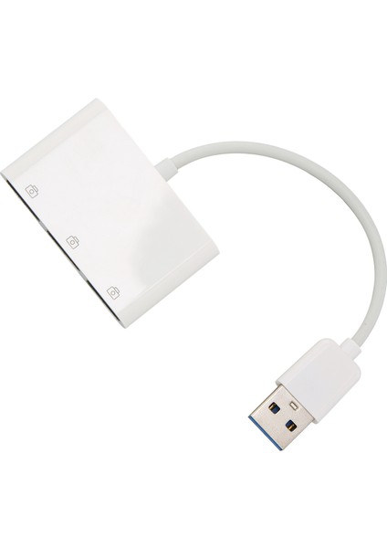 USB 2.0 Hub Taşınabilir Ultra Ince Tak ve Çalıştır Sıcak Değiştirme Yüksek Hızlı Geniş Uyumluluk Masaüstü Dizüstü Bilgisayar Için USB Ayırıcı (Yurt Dışından)
