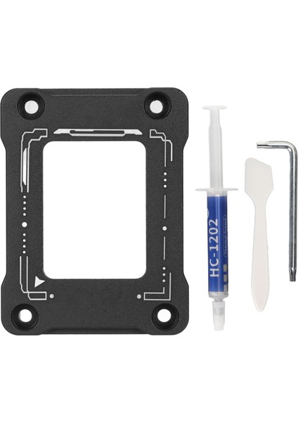 LGA170 Bükülme Düzeltme Tokası Profesyonel Cpu Bükülme Düzeltme Çerçevesi Termal Macun ile Intel 13. ve 12. Nesil Siyah (Yurt Dışından)
