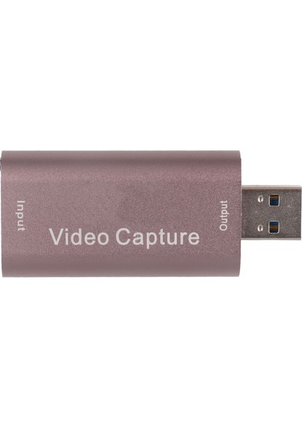 Video Yakalama Kartı 1080P 60Hz USB Arayüzü Hd Giriş Alüminyum Alaşımlı Kamera Bağlantı Kartı Canlı Yayın Eğitim Oyun Için (Yurt Dışından)