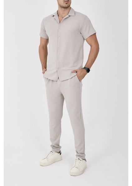 Slimfit Krep Kumaş Erkek Takım