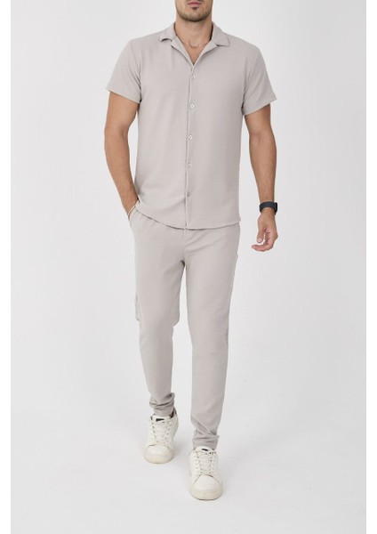 Slimfit Krep Kumaş Erkek Takım