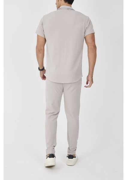 Slimfit Krep Kumaş Erkek Takım