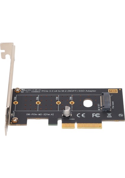 M.2 Pcie Adaptörü Pcb Altın Kaplama M.2 Nvme Pcıe 3.0 X4 Yüksek Hızlı Genişletme Yükseltici Adaptörü (Yurt Dışından)