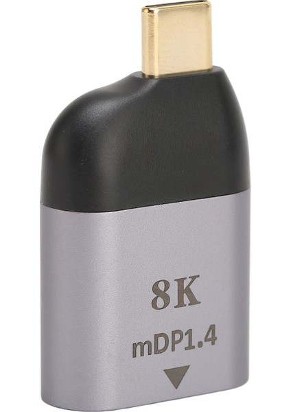 USB C - Mini Displayport Adaptörü Küçük Tak ve Çalıştır 8k 60Hz USB Type C Erkek - Mini Dp Dişi Adaptörü (Yurt Dışından)
