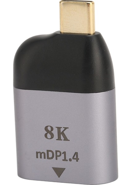 USB C - Mini Displayport Adaptörü Küçük Tak ve Çalıştır 8k 60Hz USB Type C Erkek - Mini Dp Dişi Adaptörü (Yurt Dışından)