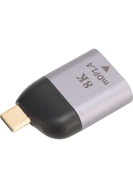 USB C - Mini Displayport Adaptörü Küçük Tak ve Çalıştır 8k 60Hz USB Type C Erkek - Mini Dp Dişi Adaptörü (Yurt Dışından)