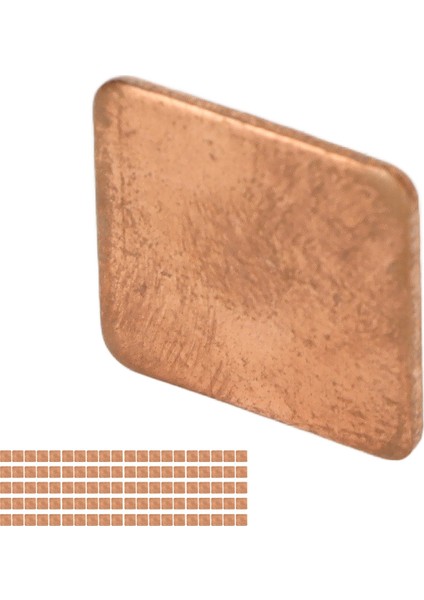 Masaüstü Dizüstü Bilgisayar Cpu Için 100 Adet Bakır Ped Shim Isıl Iletkenlik Çapaksız Bakır Shim Isı Emici 15X15X0.3MM (Yurt Dışından) modelleri