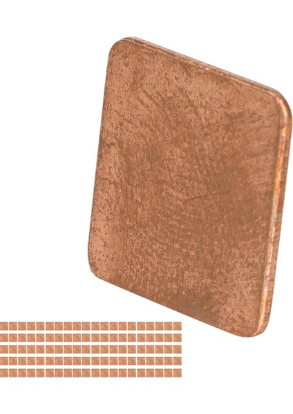 Masaüstü Dizüstü Bilgisayar Cpu Için 100 Adet Bakır Ped Shim Isıl Iletkenlik Çapaksız Bakır Shim Isı Emici 15X15X0.3MM (Yurt Dışından) fırsatları