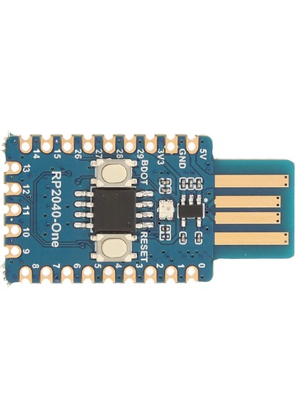 Mikrodenetleyici RP2040 Bir USB A Erkek Port Çift Çekirdekli 4mb Flash Pcb Pico Genişletme Kartı Raspberry Pi Için (Yurt Dışından)