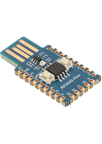 Mikrodenetleyici RP2040 Bir USB A Erkek Port Çift Çekirdekli 4mb Flash Pcb Pico Genişletme Kartı Raspberry Pi Için (Yurt Dışından)