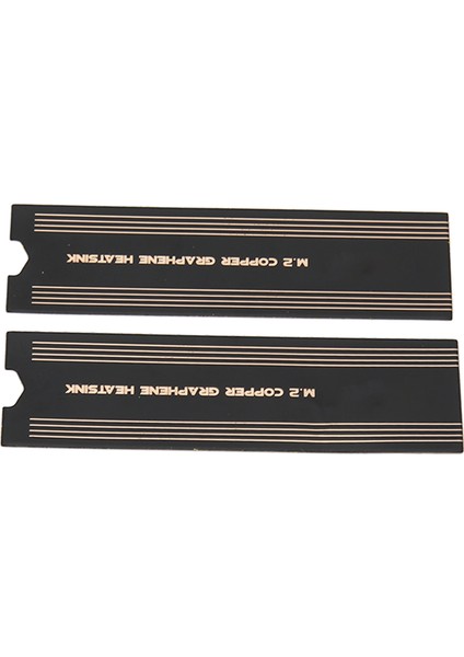 M.2 SSD Grafen Soğutucu Hassas Isıl Iletkenlik Hızlı Soğutma Nvme Bakır Grafen Soğutucu Dizüstü Bilgisayar Için 2 Adet Bakır Folyo Grafen Soğutucu (Sabit Disk Dahil Değil) (Yurt Dışından) fiyatları