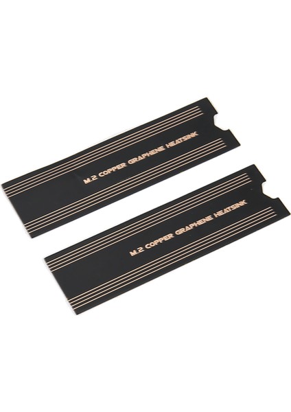 M.2 SSD Grafen Soğutucu Hassas Isıl Iletkenlik Hızlı Soğutma Nvme Bakır Grafen Soğutucu Dizüstü Bilgisayar Için 2 Adet Bakır Folyo Grafen Soğutucu (Sabit Disk Dahil Değil) (Yurt Dışından) indirimleri
