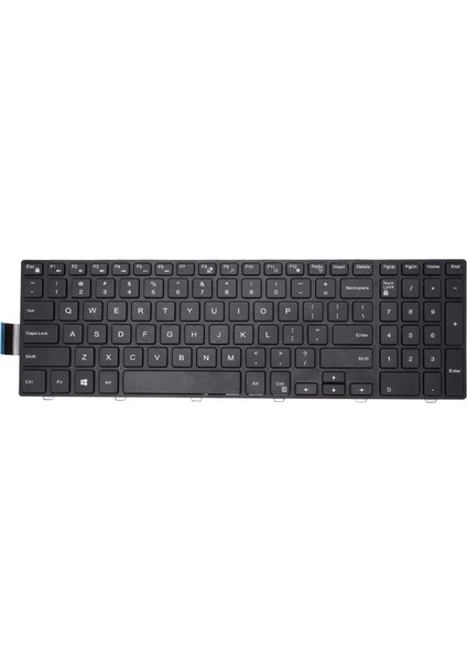 Dell Inspiron 15 3000/15 5000/17‑5000/5547/3542 Dizüstü Bilgisayar Için Uygun Yedek Klavye 101 Tuş Klavyeyi Değiştirin (Yurt Dışından)