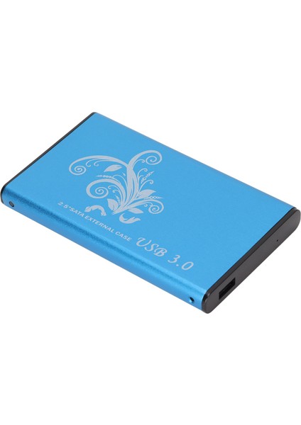 Sabit Disk Muhafazası 4tb 2.5in 5gbps Iletim Usb3.0 Alüminyum Alaşımlı Tak ve Çalıştır HDD Muhafazası Dizüstü Masaüstü Mavi (Sabit Disk Dahil Değil) (Yurt Dışından)