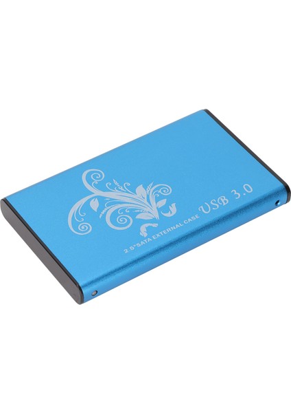 Sabit Disk Muhafazası 4tb 2.5in 5gbps Iletim Usb3.0 Alüminyum Alaşımlı Tak ve Çalıştır HDD Muhafazası Dizüstü Masaüstü Mavi (Sabit Disk Dahil Değil) (Yurt Dışından)
