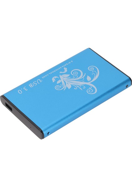 Sabit Disk Muhafazası 4tb 2.5in 5gbps Iletim Usb3.0 Alüminyum Alaşımlı Tak ve Çalıştır HDD Muhafazası Dizüstü Masaüstü Mavi (Sabit Disk Dahil Değil) (Yurt Dışından)