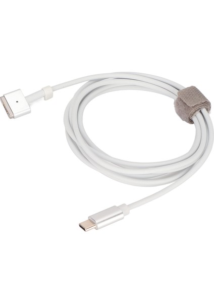 Type C To Magnetic T For Macbook Type C Male To Magsafe 2 45W Pd Hızlı Şarj Pvc Şarj Kablosuikinci Nesil (Yurt Dışından)